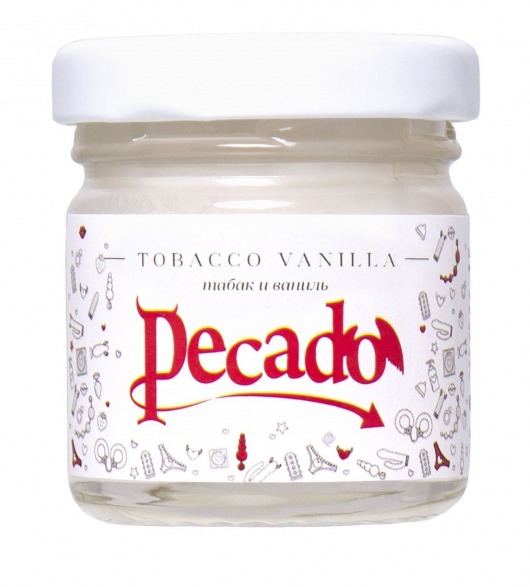 Массажная свеча Tobacco Vanilla - 35 мл. - Pecado - купить с доставкой в Новошахтинске