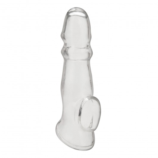 Прозрачная насадка для пениса Girthy Penis Enhancing Sleeve Extension - 17,1 см. - BlueLine - в Новошахтинске купить с доставкой