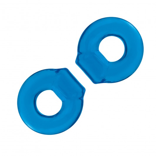 Комплект из двух колец для пениса 2-Pack Ultra-Stretch Stamina Endurance Ring - BlueLine - в Новошахтинске купить с доставкой