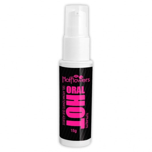 Гель для оральных ласк Oral Hot с согревающим эффектом - 15 гр. - HotFlowers - купить с доставкой в Новошахтинске