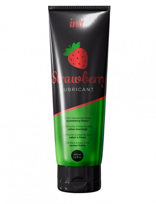Смазка на водной основе с ароматом клубники Strawberry Lubricant - 100 мл. - INTT - купить с доставкой в Новошахтинске