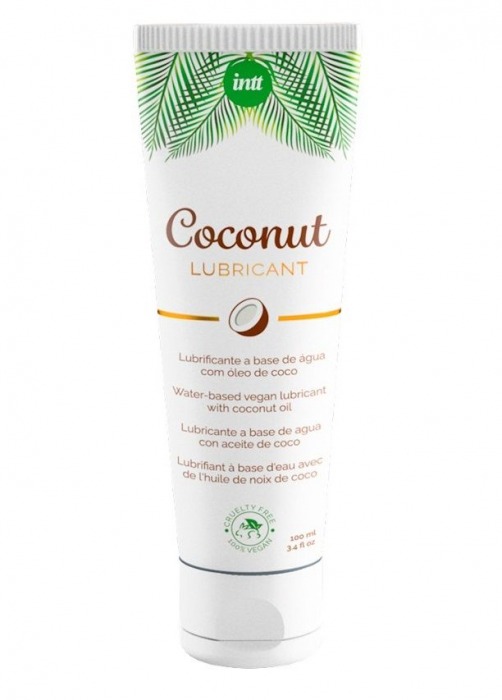 Веганская смазка на водной основе Coconut Lubricant - 100 мл. - INTT - купить с доставкой в Новошахтинске