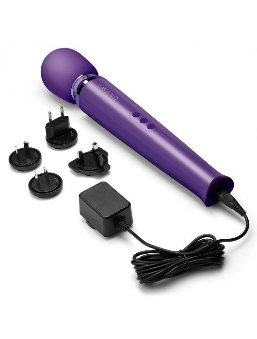 Фиолетовый вибратор Le Wand Rechargeable Vibrating Massager - 34 см. - Le Wand