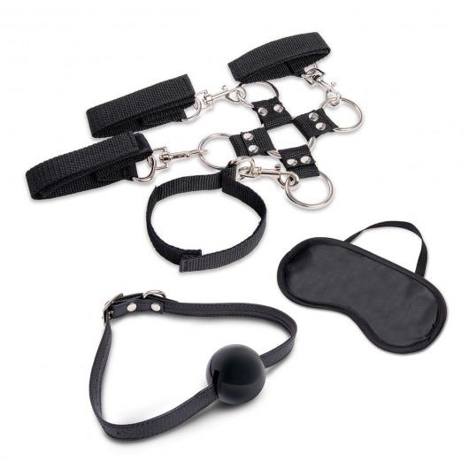 Набор для фиксации из 7 предметов Hogtie   Ball Gag Kit - Lux Fetish - купить с доставкой в Новошахтинске