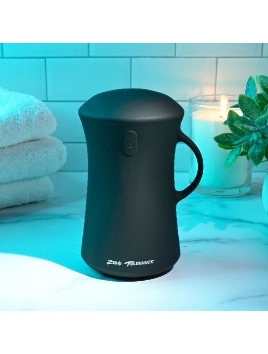 Черный вибромастурбатор с гироскопом Gyro Stroke - Zero Tolerance - в Новошахтинске купить с доставкой