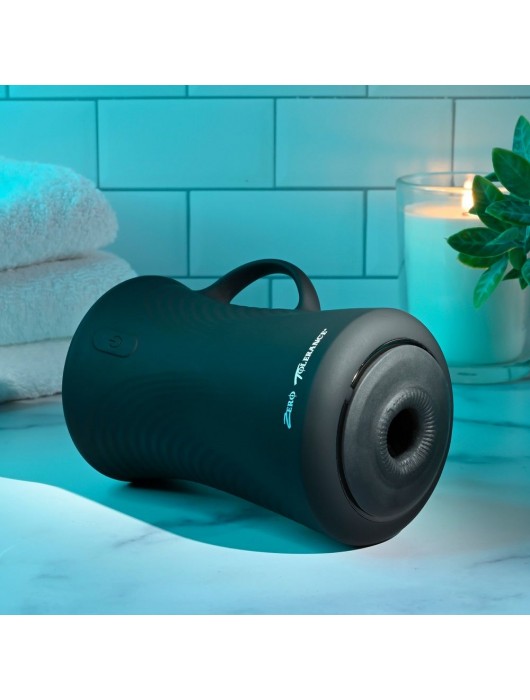 Черный вибромастурбатор с гироскопом Gyro Stroke - Zero Tolerance - в Новошахтинске купить с доставкой