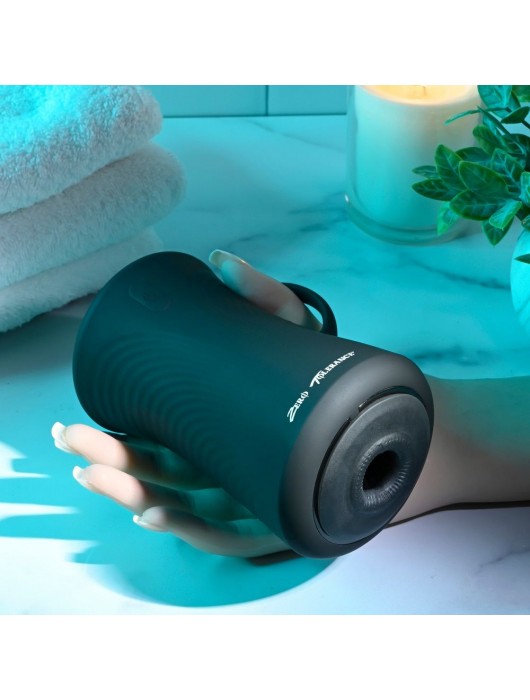 Черный вибромастурбатор с гироскопом Gyro Stroke - Zero Tolerance - в Новошахтинске купить с доставкой