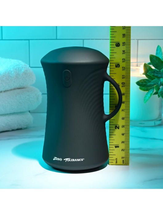 Черный вибромастурбатор с гироскопом Gyro Stroke - Zero Tolerance - в Новошахтинске купить с доставкой