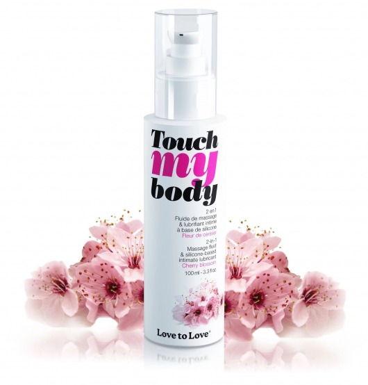 Силиконовый лубрикант 2-в-1 Touch My Body с ароматом вишнёвого цвета - 100 мл. - Love to Love - купить с доставкой в Новошахтинске