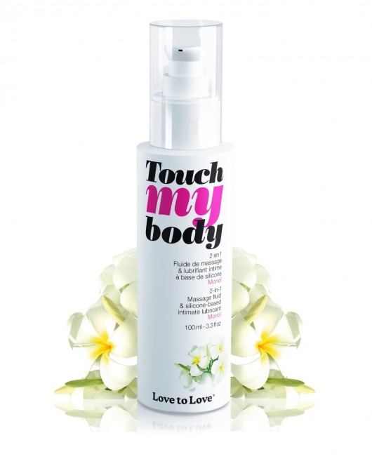 Силиконовый лубрикант 2-в-1 Touch My Body с ароматом моной - 100 мл. - Love to Love - купить с доставкой в Новошахтинске