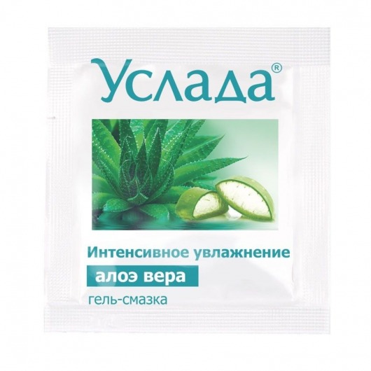 Гель-смазка «Услада с алоэ» - 3 гр. - Биоритм - купить с доставкой в Новошахтинске