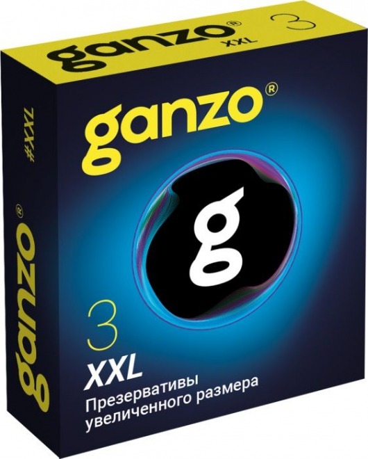 Презервативы увеличенного размера Ganzo XXL - 3 шт. - Ganzo - купить с доставкой в Новошахтинске