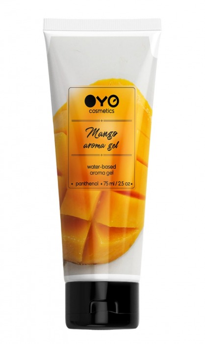 Лубрикант на водной основе OYO Aroma Gel Mango с ароматом манго - 75 мл. - OYO - купить с доставкой в Новошахтинске