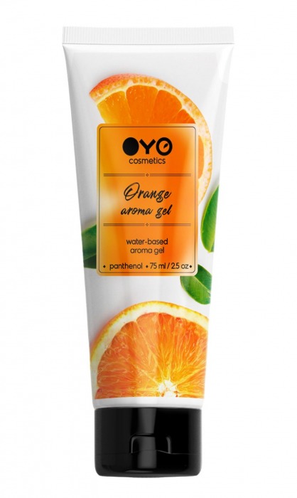 Лубрикант на водной основе OYO Aroma Gel Orange с ароматом апельсина - 75 мл. - OYO - купить с доставкой в Новошахтинске