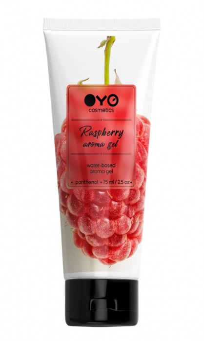 Лубрикант на водной основе OYO Aroma Gel Raspberry с ароматом малины - 75 мл. - OYO - купить с доставкой в Новошахтинске