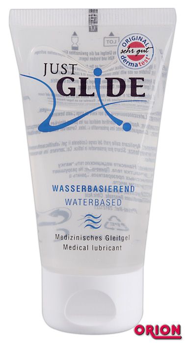 Вагинальная смазка на водной основе JUSTGLIDE - 50 мл. - Orion - купить с доставкой в Новошахтинске