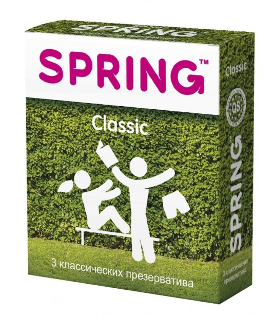 Классические презервативы SPRING CLASSIC - 3 шт. - SPRING - купить с доставкой в Новошахтинске