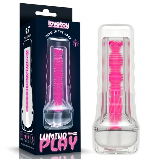 Светящийся в темноте мастурбатор 8.5 Lumino Play Masturbator - Lovetoy - в Новошахтинске купить с доставкой