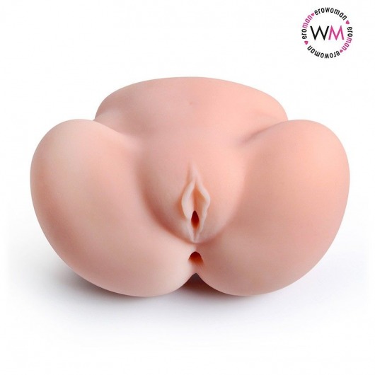 Реалистичный мастурбатор с двумя функциональными отверстиями - Erowoman-Eroman - в Новошахтинске купить с доставкой