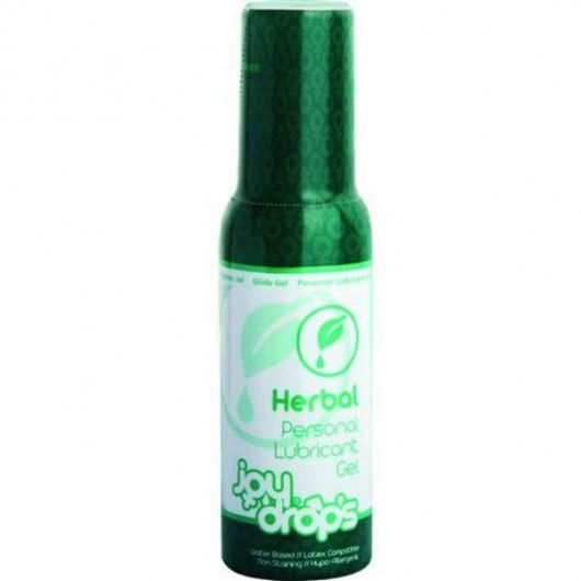 Смазка на водной основе JoyDrops Herbal - 100 мл. - JoyDrops - купить с доставкой в Новошахтинске