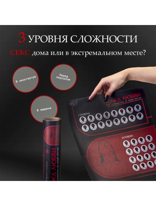 Плакат для двоих  Точка любви  со скретч-слоем - Сима-Ленд - купить с доставкой в Новошахтинске