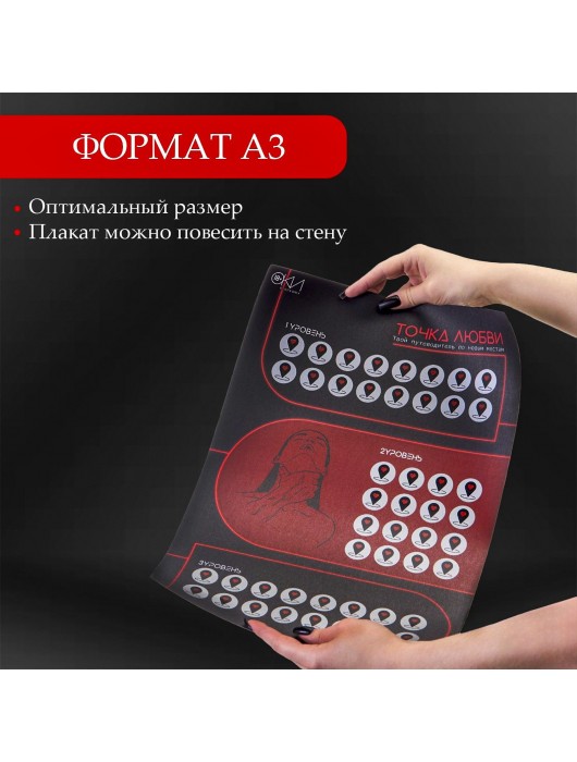 Плакат для двоих  Точка любви  со скретч-слоем - Сима-Ленд - купить с доставкой в Новошахтинске