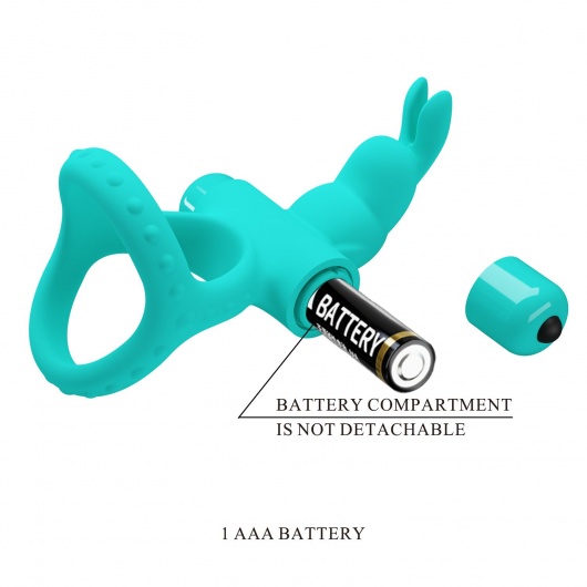 Бирюзовое эрекционное виброкольцо Passionate Figgy - Baile - в Новошахтинске купить с доставкой