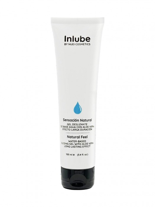 Интимный лубрикант с алоэ вера Inlube Natural Feel - 100 мл. - Nuei cosmetics - купить с доставкой в Новошахтинске