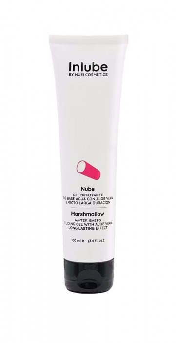Лубрикант на водной основе Nuei Inlube с алоэ вера и ароматом маршмеллоу -100 мл. - Nuei cosmetics - купить с доставкой в Новошахтинске