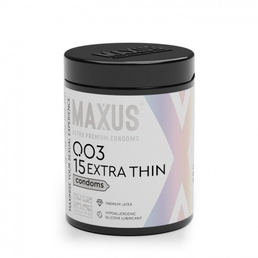 Экстремально тонкие презервативы MAXUS 003 Extra Thin - 15 шт. - Maxus - купить с доставкой в Новошахтинске