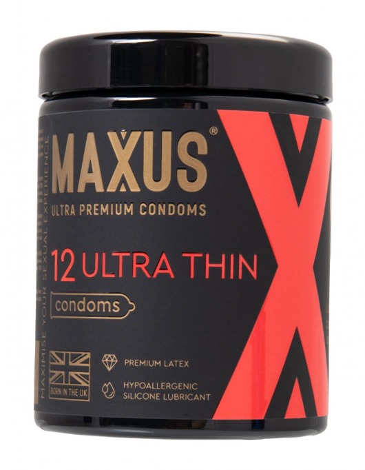 Ультратонкие презервативы MAXUS Ultra Thin - 12 шт. - Maxus - купить с доставкой в Новошахтинске