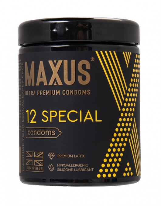 Презервативы с точками и рёбрами MAXUS Special - 12 шт. - Maxus - купить с доставкой в Новошахтинске