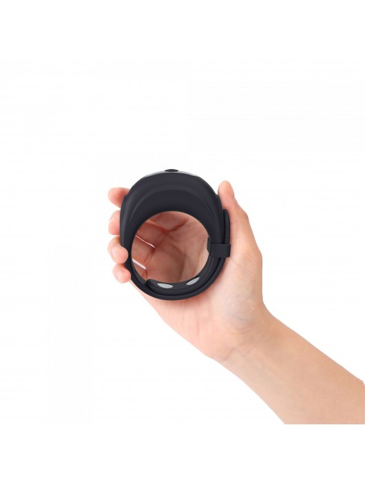 Черное эрекционное виброкольцо Fit Vibe Ring - Dorcel - в Новошахтинске купить с доставкой