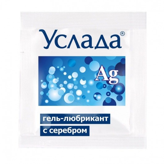 Гель-лубрикант «Услада с серебром» - 3 гр. - Биоритм - купить с доставкой в Новошахтинске