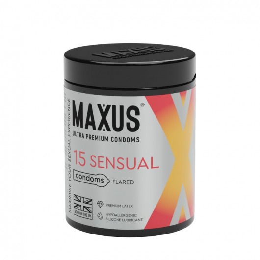 Анатомические презервативы MAXUS Sensual - 15 шт. - Maxus - купить с доставкой в Новошахтинске