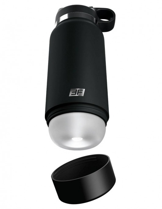 Черный мастурбатор в виде бутылки Fap Flask - Pipedream - в Новошахтинске купить с доставкой