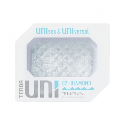Прозрачный мастурбатор-стимулятор Tenga Uni Diamond - Tenga - в Новошахтинске купить с доставкой