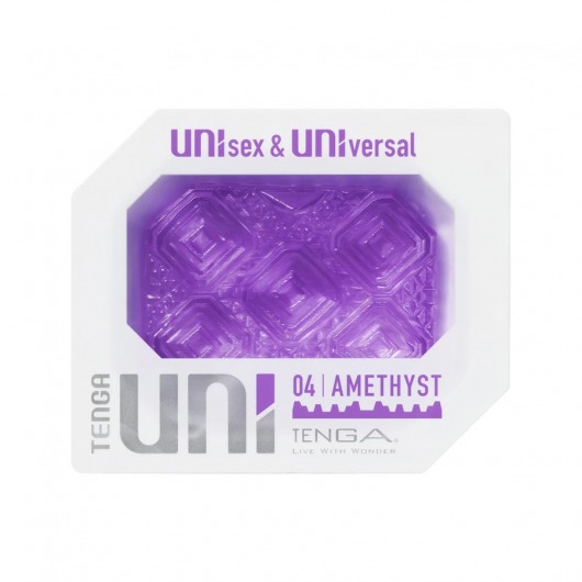 Фиолетовый мастурбатор-стимулятор Tenga Uni Amethyst - Tenga - в Новошахтинске купить с доставкой