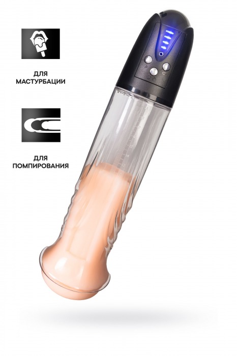 Автоматическая помпа для пениса Thorin - Sexus - в Новошахтинске купить с доставкой