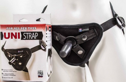 Универсальные трусики Harness UNI strap с корсетом - LOVETOY (А-Полимер) - купить с доставкой в Новошахтинске