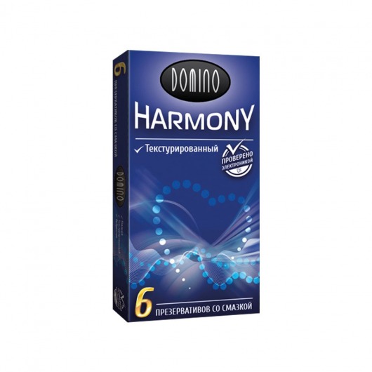 Текстурированные презервативы Domino Harmony - 6 шт. - Domino - купить с доставкой в Новошахтинске
