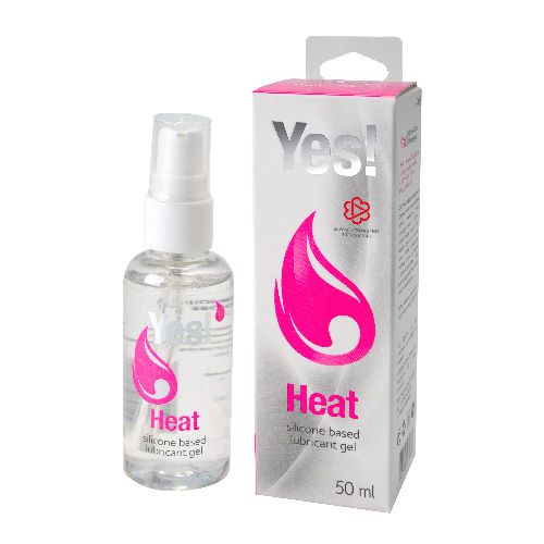 Возбуждающая силиконовая вагинальная смазка Yes Heat - 50 мл. - Sitabella - купить с доставкой в Новошахтинске