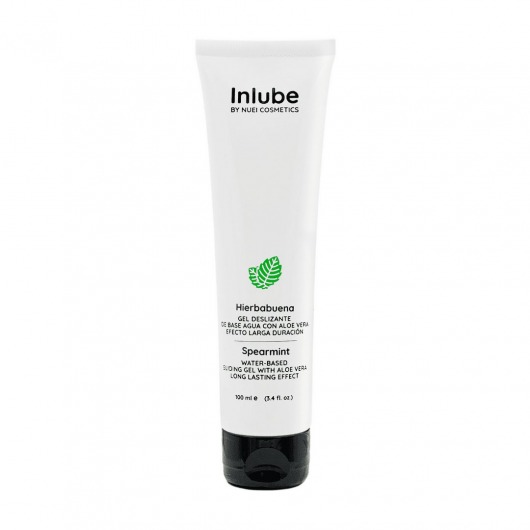 Водный лубрикант Nuei Inlube с алоэ вера и ароматом мяты - 100 мл. - Nuei cosmetics - купить с доставкой в Новошахтинске