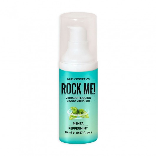 Жидкий вибратор Nuei Rock Me! с ароматом мяты - 20 мл. - Nuei cosmetics - купить с доставкой в Новошахтинске