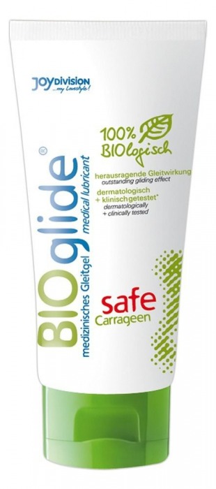 Гель-лубрикант на водной основе BIOglide safe Carrageen - 100 мл. - Joy Division - купить с доставкой в Новошахтинске