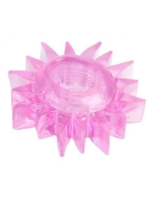 Розовое эрекционное кольцо - Toyfa Basic - в Новошахтинске купить с доставкой