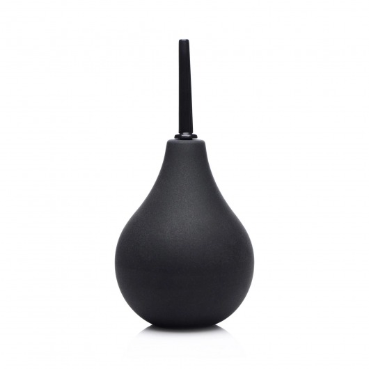 Черный анальный душ Thin Tip Enema Bulb - XR Brands - купить с доставкой в Новошахтинске