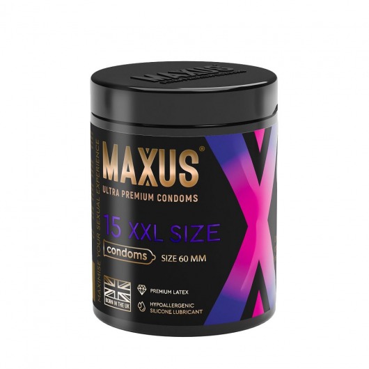 Презервативы увеличенного размера Maxus XXL - 15 шт. - Maxus - купить с доставкой в Новошахтинске