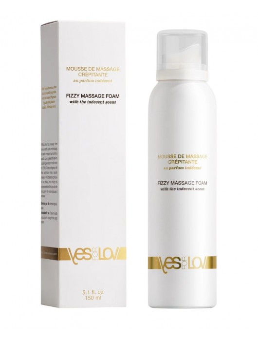 Массажная пена Fizzy Massage Foam - 150 мл. - YESforLOV - купить с доставкой в Новошахтинске