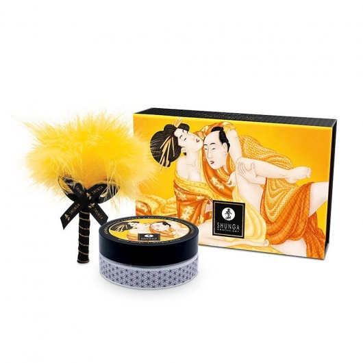 Массажная пудра с ароматом манго Luscious Mango - Shunga - купить с доставкой в Новошахтинске